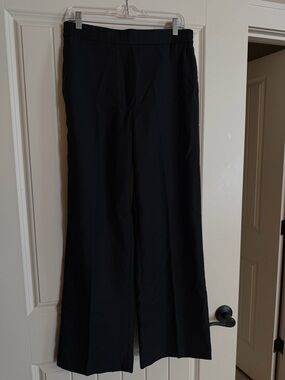 COS Black Seasonless Wool Wide-Leg Trousers